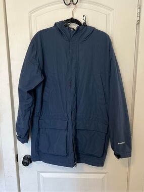 VNTG Woolrich Fleece Lined Navy Parka